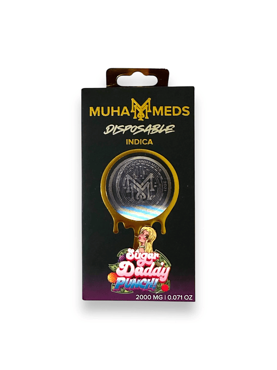 FULL CARTRIDGE POD BATERÍA INCLUIDA SUGAR DADDY 2ML (VACIO)-MUHA MEDS 1