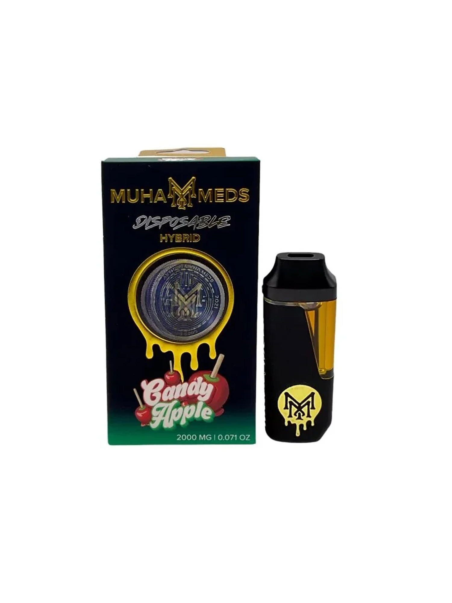Full Cartridge Pod Batería Incluida Candy Apple 2Ml (Vacio)-Muha Meds 1