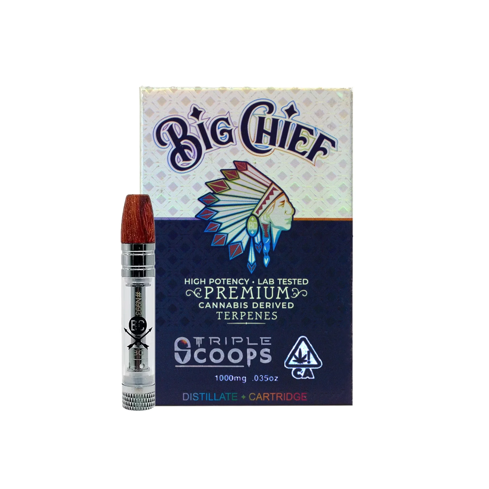 Cartridge Triple Cooks  1Ml (Vacio)-Big Chief 1