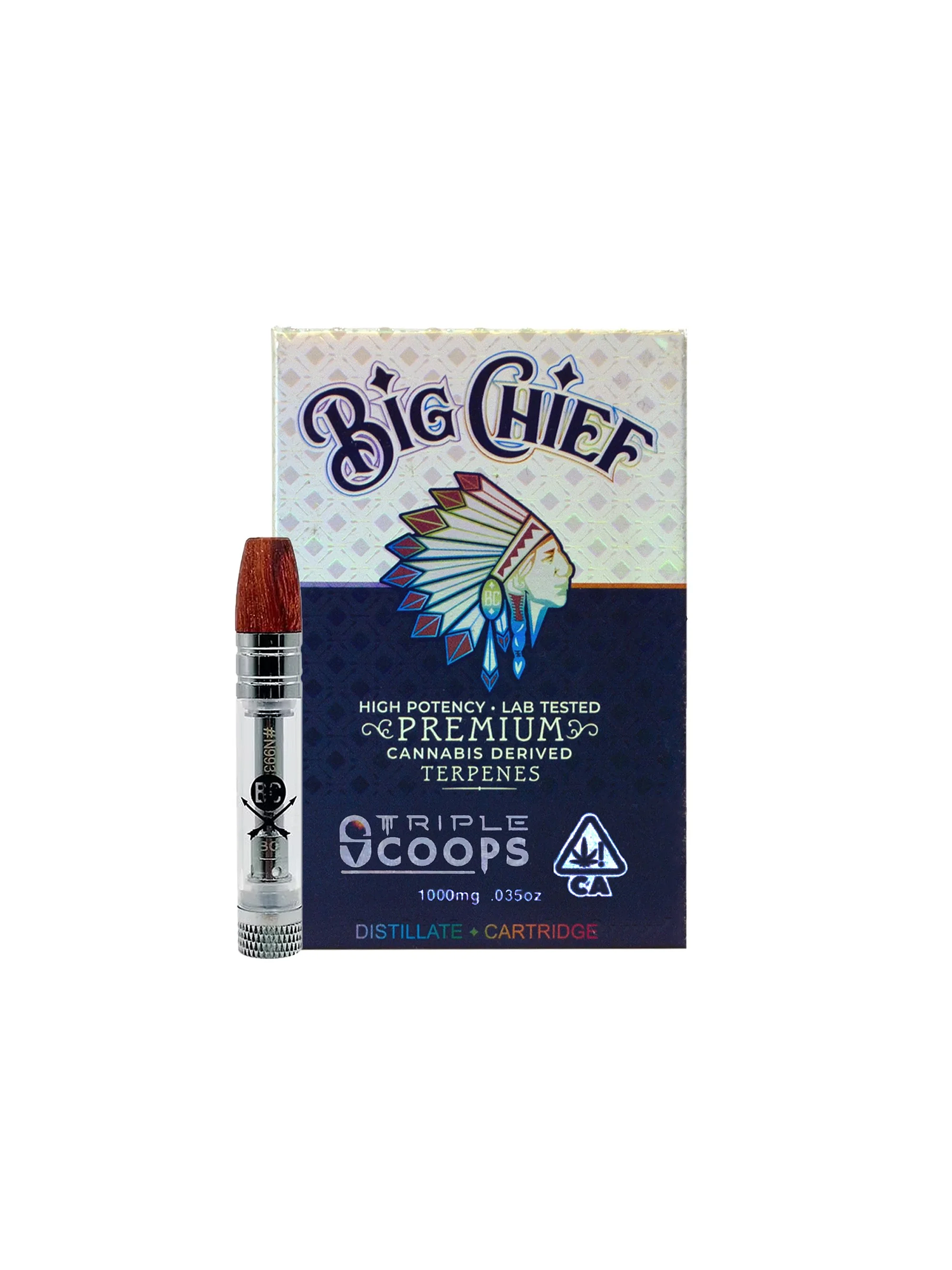 Cartridge Triple Cooks  1Ml (Vacio)-Big Chief 1