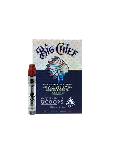 CARTRIDGE TRIPLE COOKS  1ML (VACIO)-BIG CHIEF 1