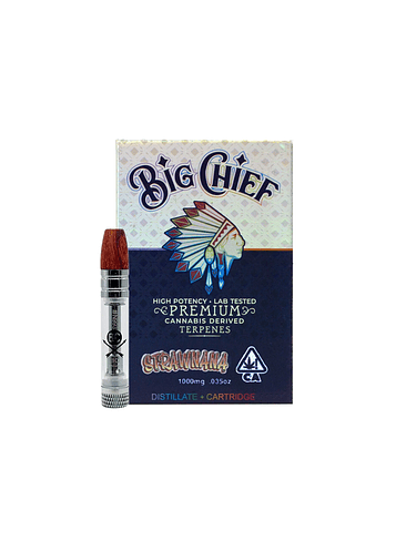 CARTRIDGE STRAWNANA 1ML (VACIO)-BIG CHIEF 1