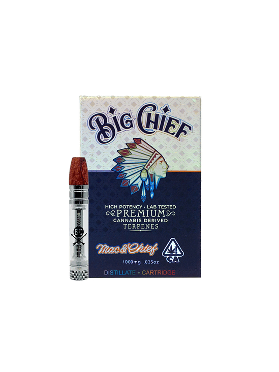 CARTRIDGE MAC&CHIEF 1ML (VACIO)-BIG CHIEF 1