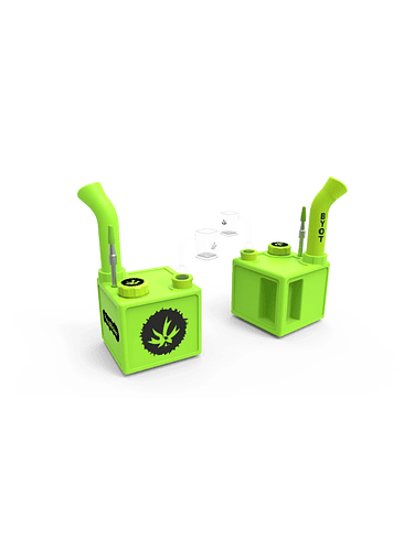 BONG KUBE VERDE 9CM -PMG 1