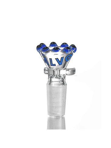 QUEMADOR PERLAS BLUE 18MM-CALVO GLASS 1