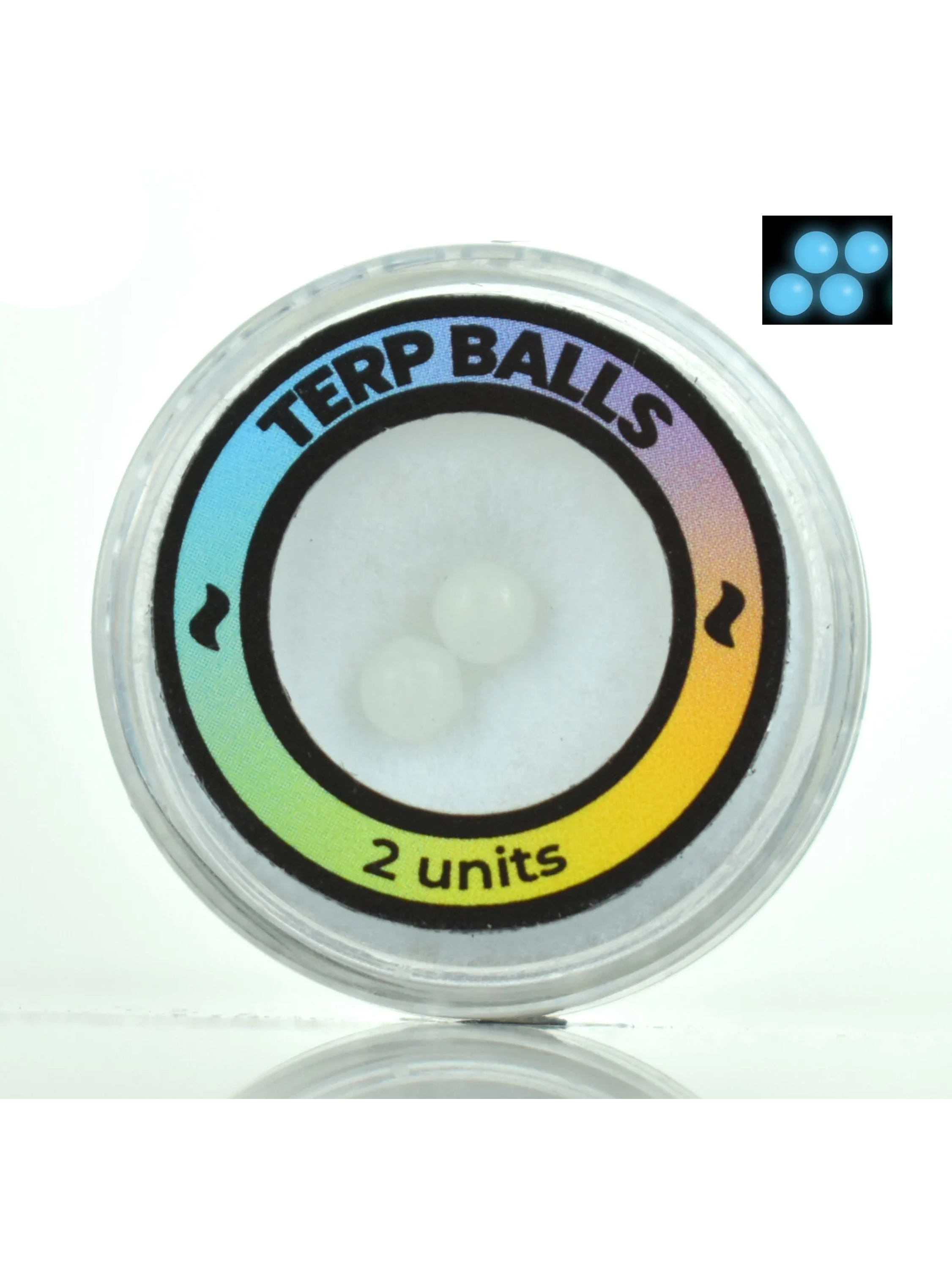 Luminous Terp Balls 4Mm Blue (Glow In The Dark) 1