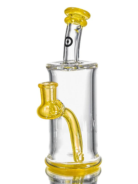 Lemon Drop Micro Rig Yellow-Calvo Glass 1