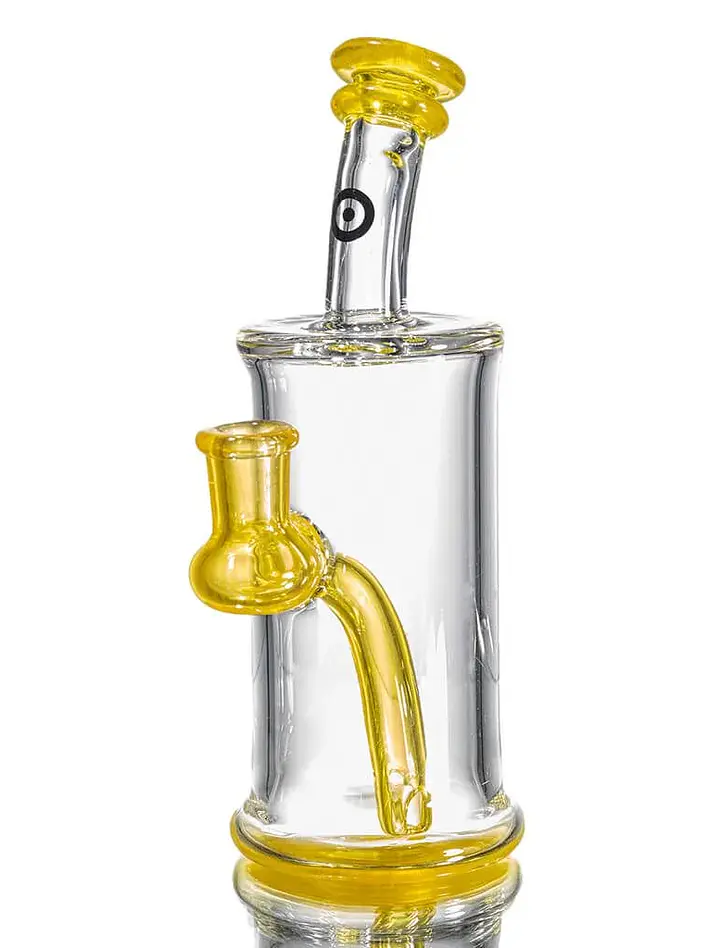 Lemon Drop Micro Rig Yellow-Calvo Glass 1