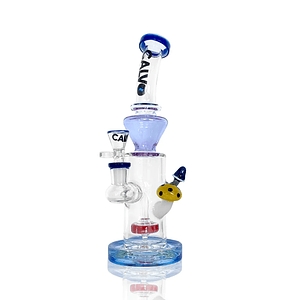 Double Fungus Rig Color Blue-Calvo Glass