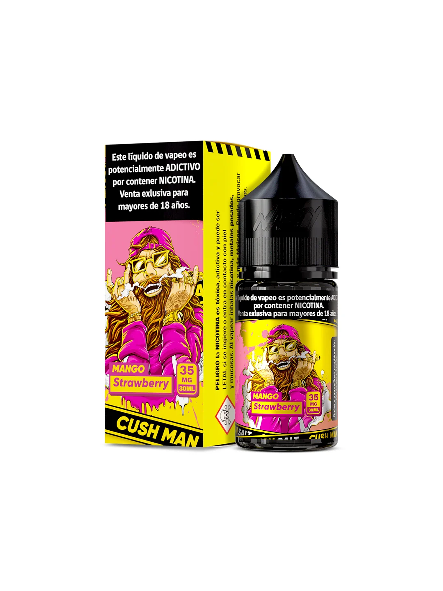 Esencia Salt Cush Man Strawberry 30Ml-Nasty 1