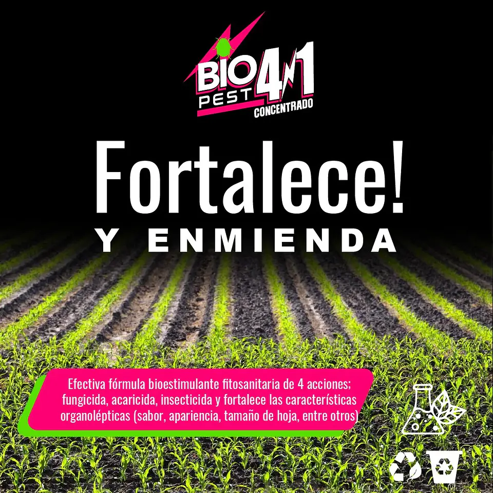Recarga Antiplaga Concentrado 4 En 1 1Lt-Biopest 4