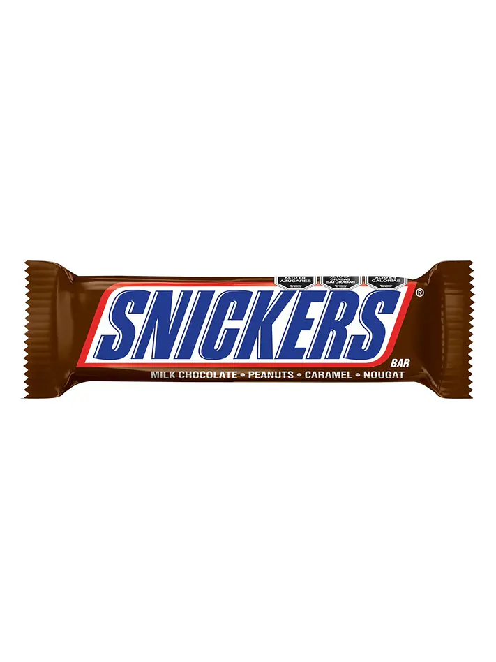 Chocolate Barra Snickers Con Leche Y Maní 53 Gr 1