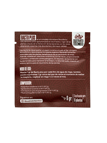 BACTO PLUS 6G-SUSTRATO TECNICO 2
