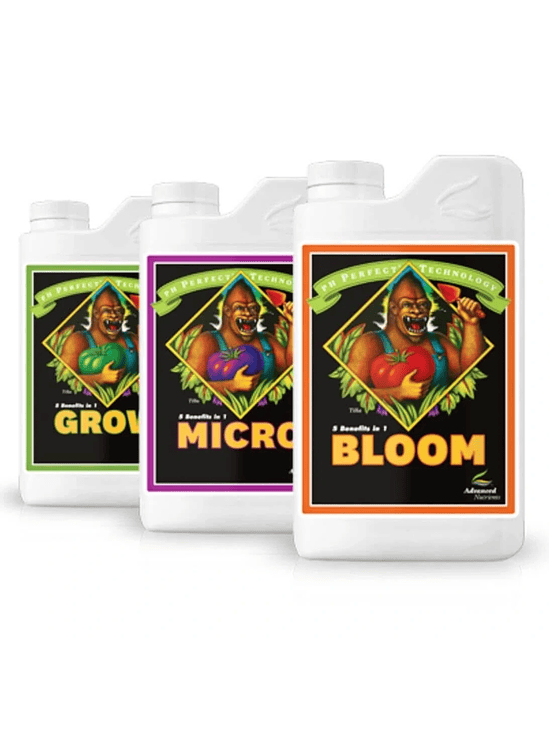 PH PERFECT GROW+MICRO+BLOOM 1LT-ADVANCED NUTRIENTS 1