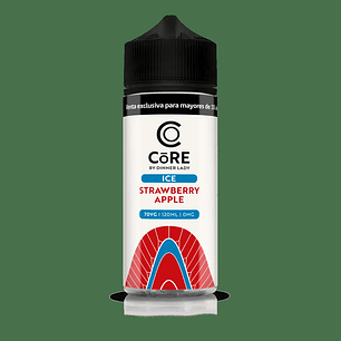 ESENCIA CORE ICE STRAWBERRY APPLE 0MG -DINNER LADY