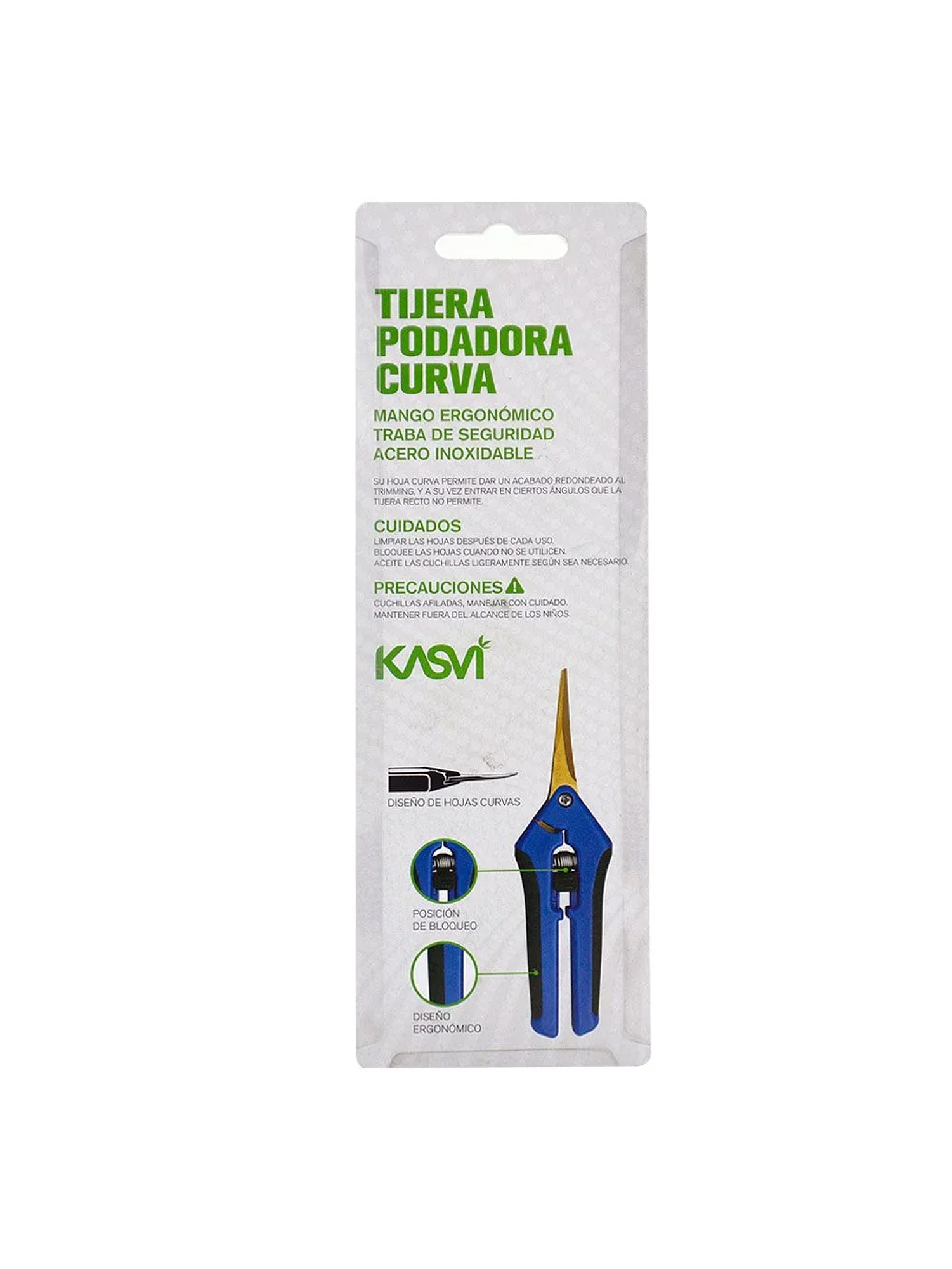 Tijera Podadora Curva 17Cm-Kasvi 4