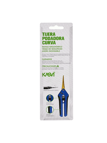 TIJERA PODADORA CURVA 17CM-KASVI 4