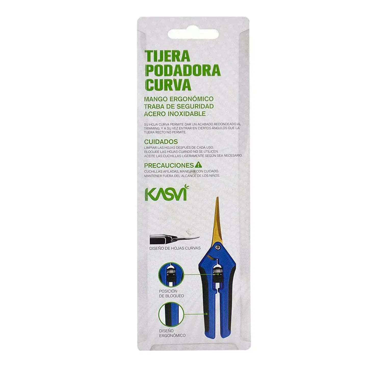 Tijera Podadora Curva 17Cm-Kasvi 4