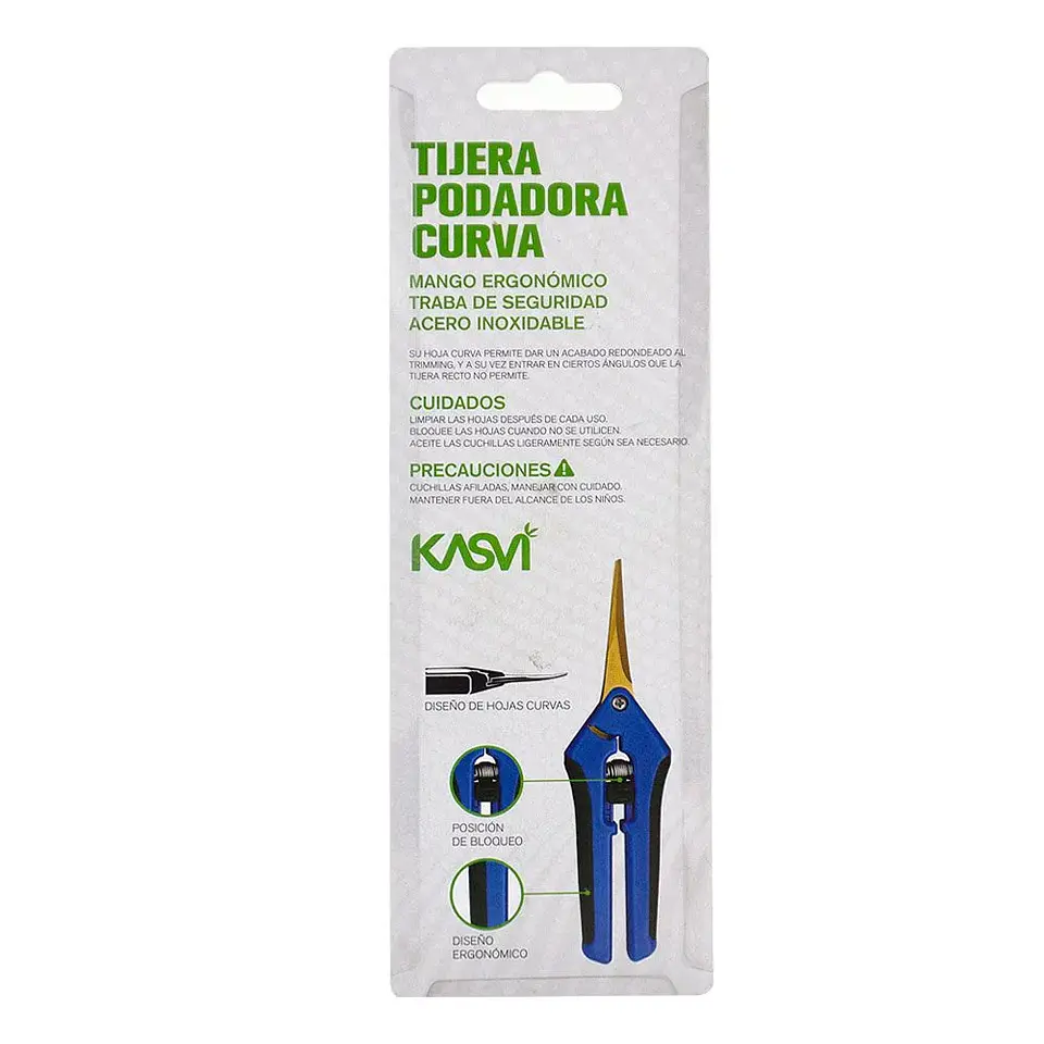 Tijera Podadora Curva 17Cm-Kasvi 4