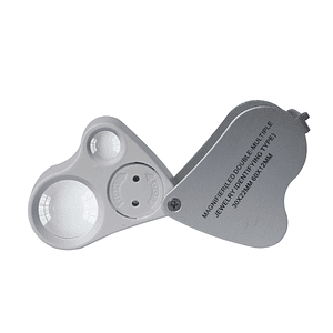 Lupa Con Luz Led 30X Y 60X