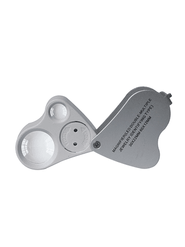 LUPA CON LUZ LED 30X Y 60X 2