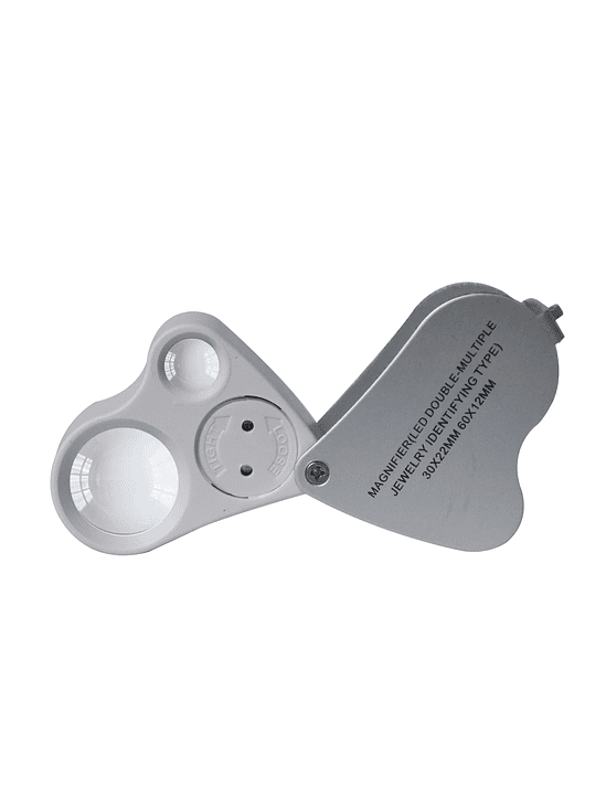 LUPA CON LUZ LED 30X Y 60X 2