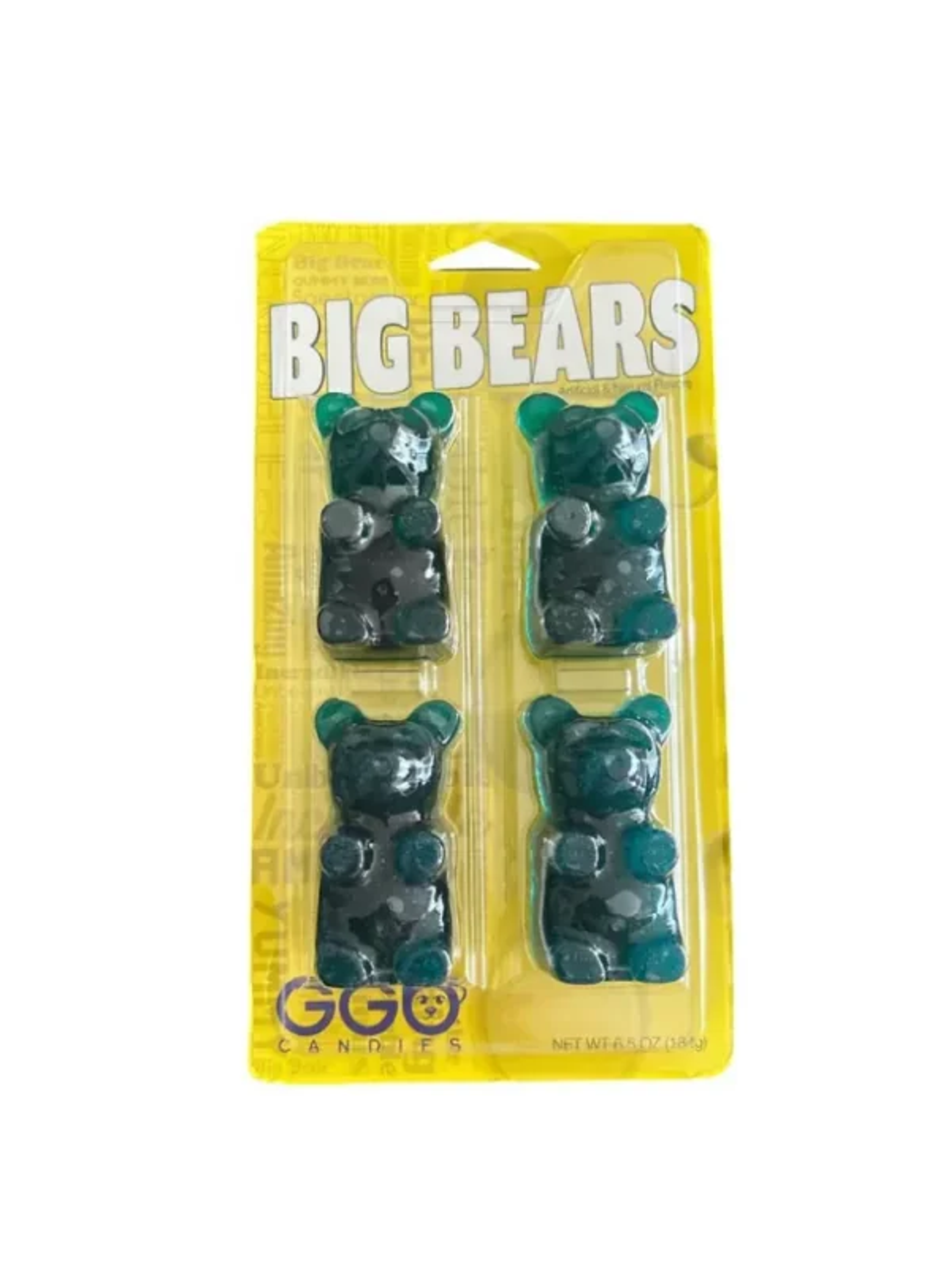 Gummy Big Bear 4-Pack Blue Raspberry 184Gr 1