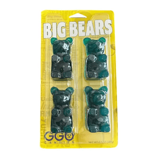 GUMMY BIG BEAR 4-PACK BLUE RASPBERRY 184GR