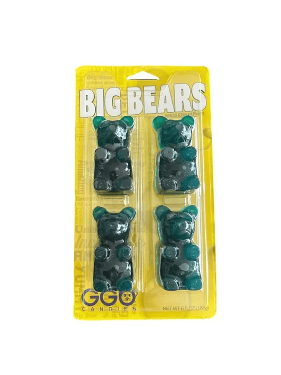 GUMMY BIG BEAR 4-PACK BLUE RASPBERRY 184GR 1
