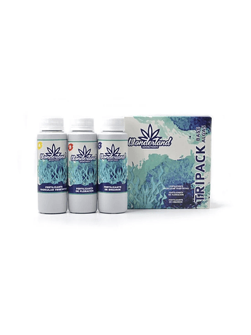 TRIPACK ORGANICO BASE ALGA 250ML-WONDERLAND 1