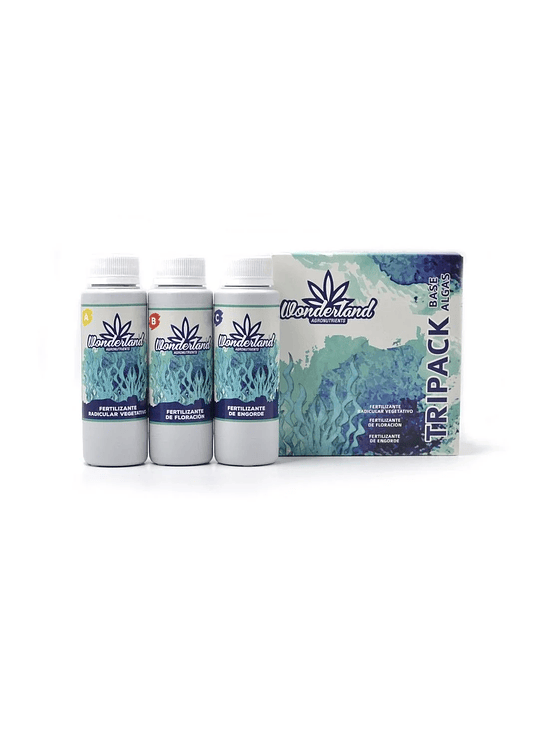 TRIPACK ORGANICO BASE ALGA 250ML-WONDERLAND 1