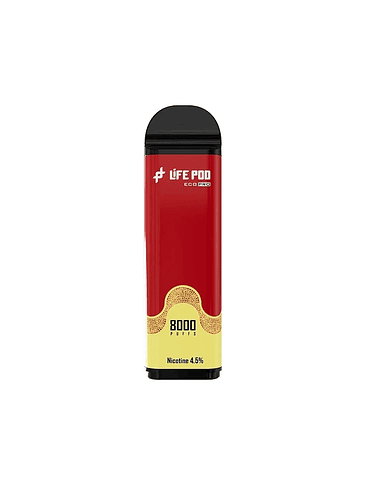 STRAWBERRY BANANA ECO PRO CARTRIGE 8000 PUFF 4,5%/45MG - LIFE POD 1