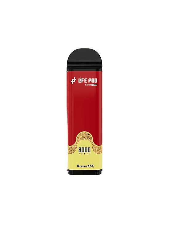 STRAWBERRY BANANA ECO PRO CARTRIGE 8000 PUFF 4,5%/45MG - LIFE POD 1