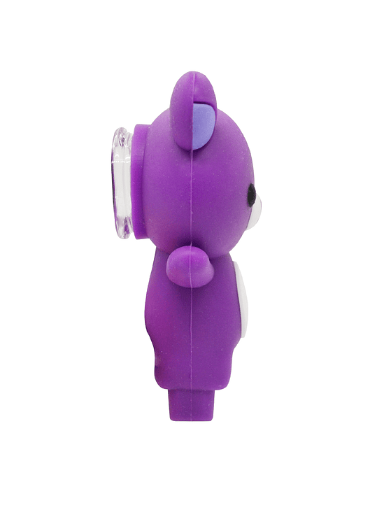 Pipa Oso de Silicona Purple 3