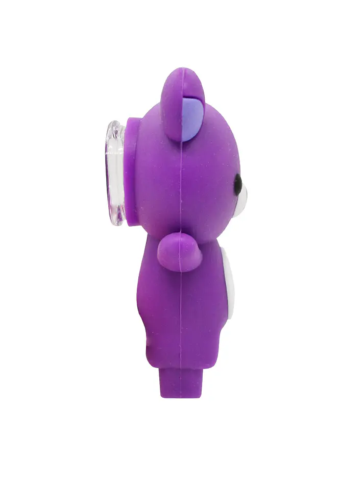 Pipa Oso De Silicona Purple 3