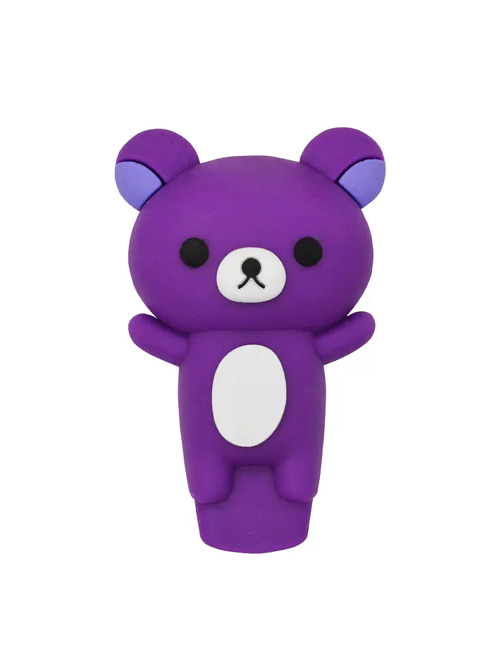 Pipa Oso De Silicona Purple 1