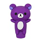 Pipa Oso De Silicona Purple - Miniatura 1
