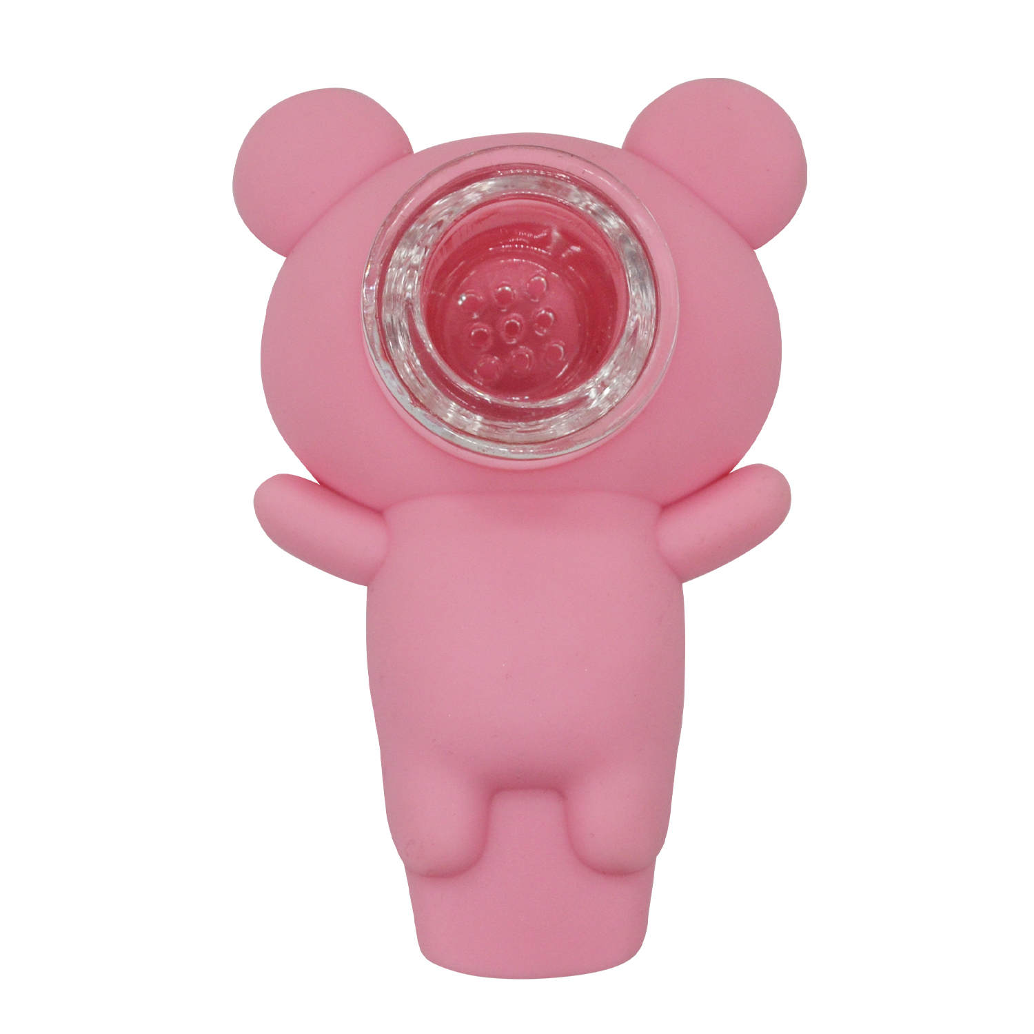 Pipa Oso De Silicona Pink 2