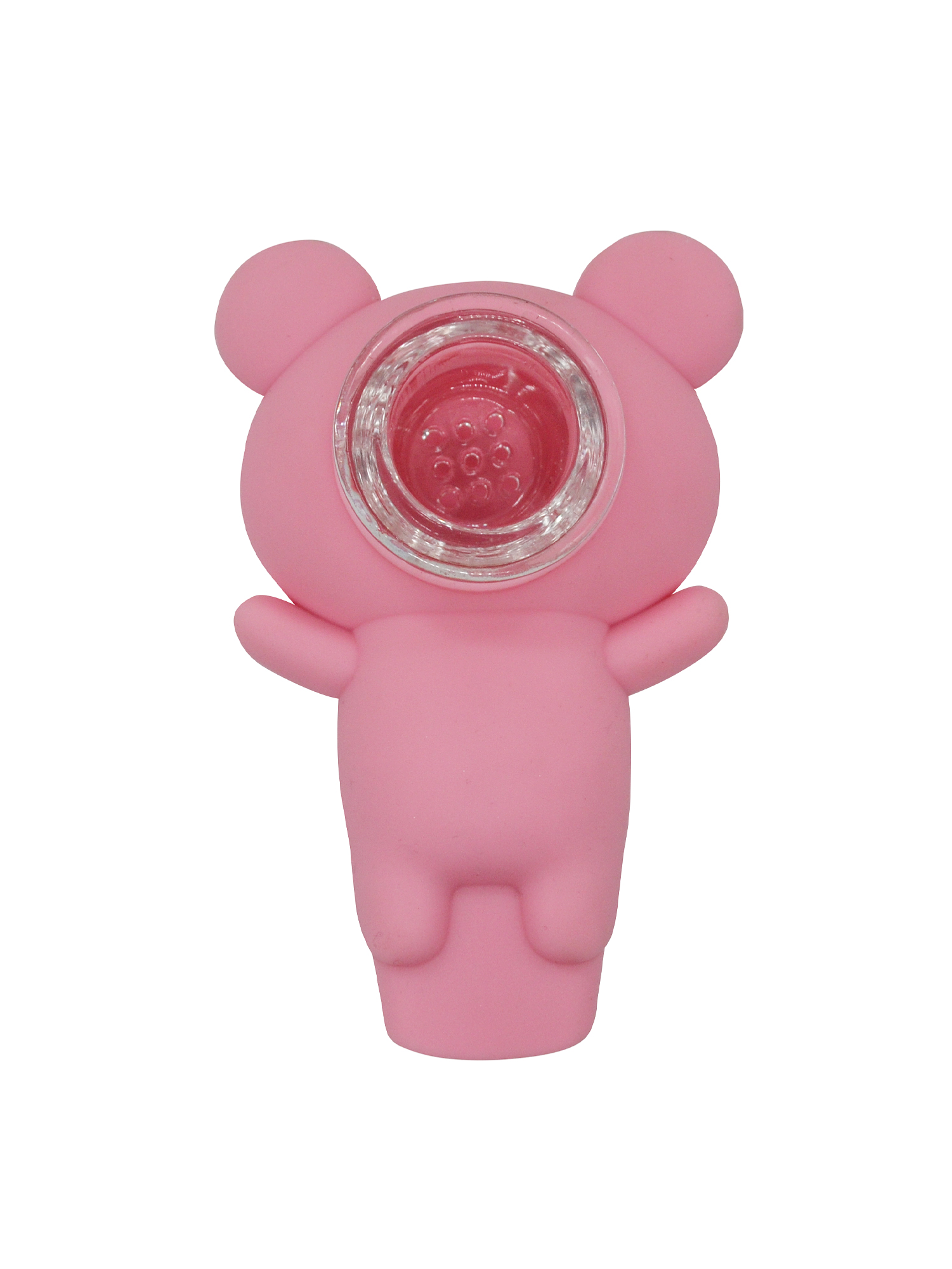 Pipa Oso De Silicona Pink 2