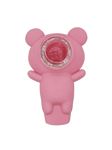 Pipa Oso de Silicona Pink 2