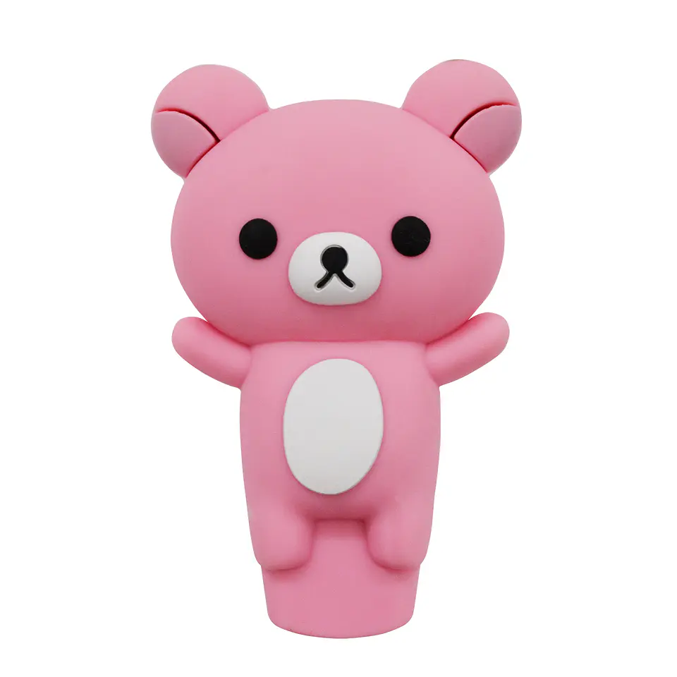 Pipa Oso De Silicona Pink 1