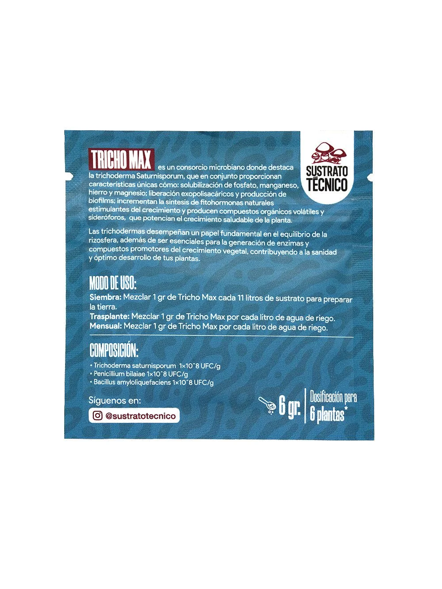 Tricho Max (50G/6G)-Sustrato Tecnico 2