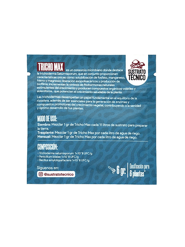 TRICHO MAX 6G-SUSTRATO TECNICO 2