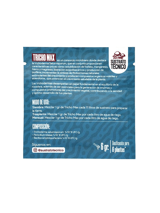 TRICHO MAX 6G-SUSTRATO TECNICO 2