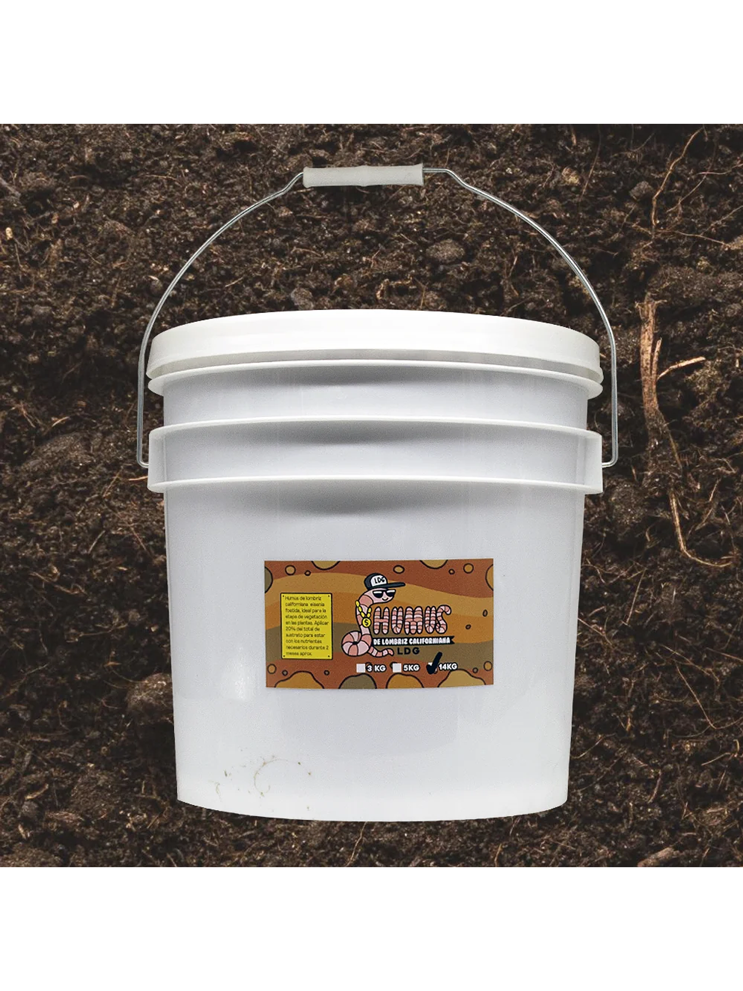 Humus De Lombriz Californiana 14Kg-Ldg 2