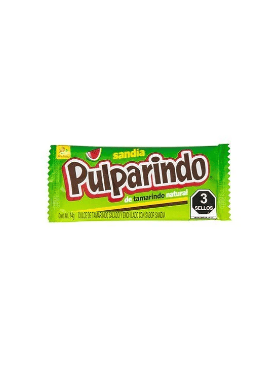 DULCE MEXICANO PULPARINDO SABOR SANDIA 14GR 1
