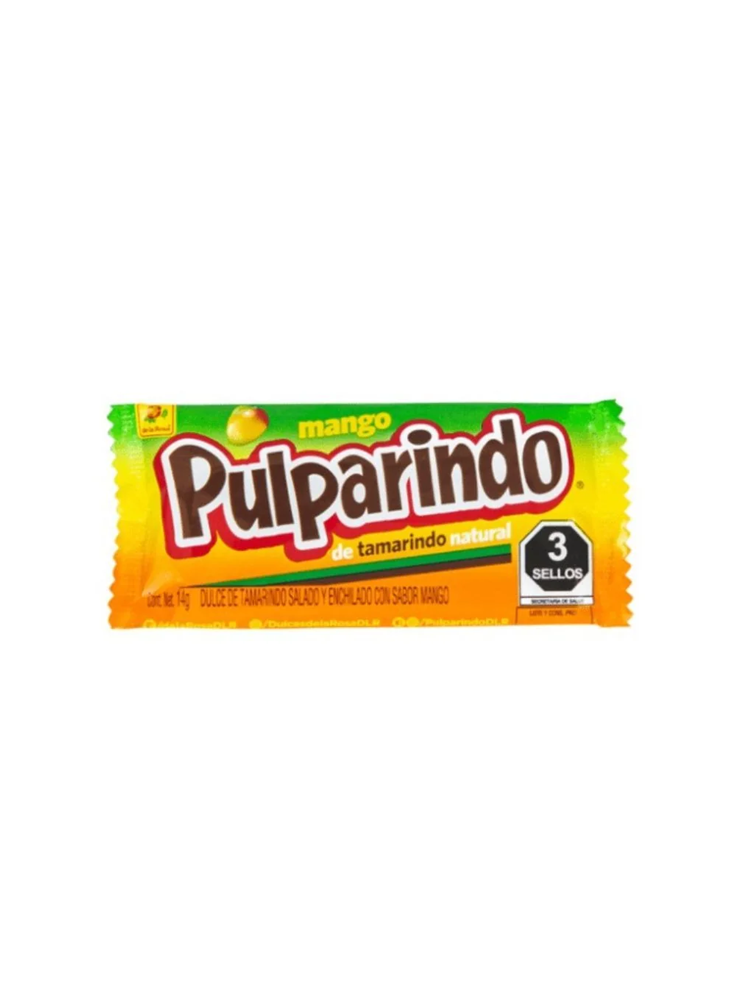 Dulce Mexicano Pulparindo Sabor Mango 14Gr 1