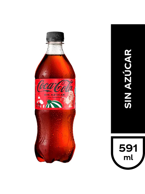 Bebida Coca Cola Zero 591Ml - Coca-Cola 1