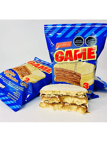ALFAJOR GAME BLANCO 1