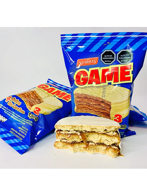 Alfajor Game Blanco 1